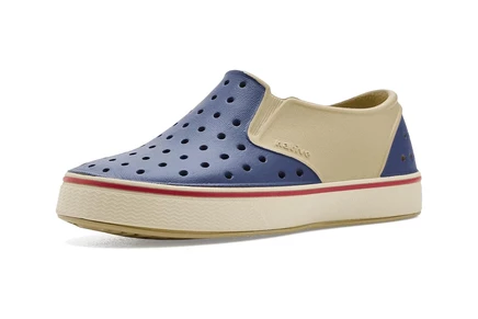 Детские кроссовки Native Shoes Kids Miles Block, песочно/кремово/синие