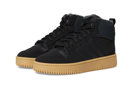 Детские кроссовки Adidas Break Start Mid, чёрные/коричневые