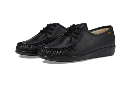 Женские оксфорды SAS Siesta Comfort Tie, черные