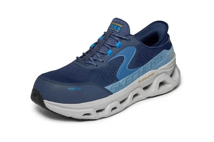 Мужские кроссовки SKECHERS Work Glide-step Altus Carbon Nano Safety Toe Hands-free Slip-ins