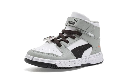 Детские кроссовки Puma Rebound Layup Mid, серо-коричневые