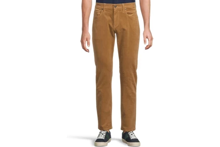 Брюки Paige Federal Slim Straight Fit Stretch Corduroy Pants