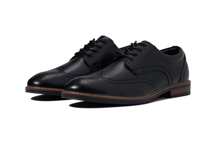 Мужские оксфорды Nunn Bush Centro Flex Wing Tip, черные