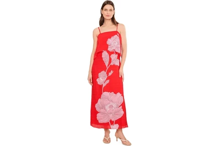Платье Vince Camuto Four Tier Overlay Midi Dress