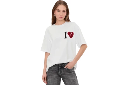 Женская футболка AllSaints Lover Etta, белая