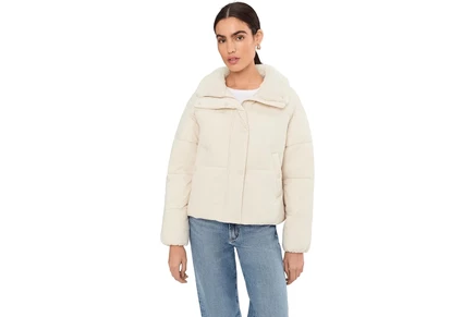 Женская куртка-пуховик Levi's Western Puffer, миндальная