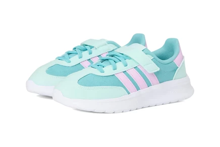 adidas Kids Run 70s 2.0 Shoes (Little Kid) mint ton/bliss lilac/halo mint
