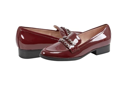 dark red patent