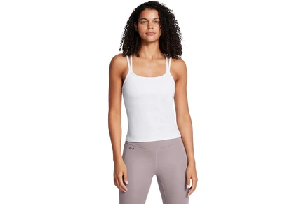 Женская майка Under Armour Motion Strappy, белая/светло-серая