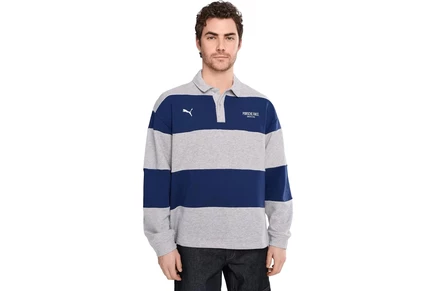 Толстовка PUMA Porsche Legacy Lifestyle Crew Striped Knit Top