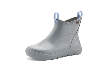 Детские резиновые сапоги Bogs Kids Skyline Rain Chelsea, серебристые