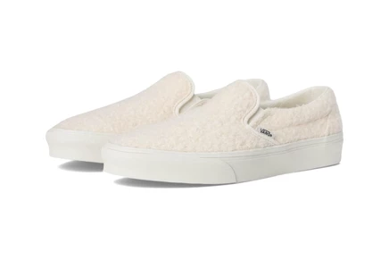 Vans Classic Slip-On sherpa white