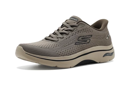Мужские слипоны Skechers Percy Arch-Fit 2.0, бежевые