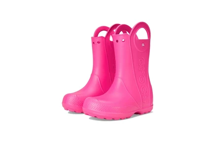 Резиновые сапоги для детей Crocs Kids Handle It, розовые