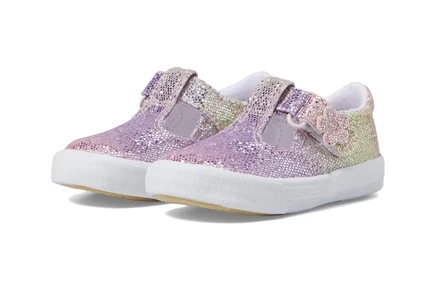 Туфли для девочек Keds Kids Daphne, пастельный омбре с блестками