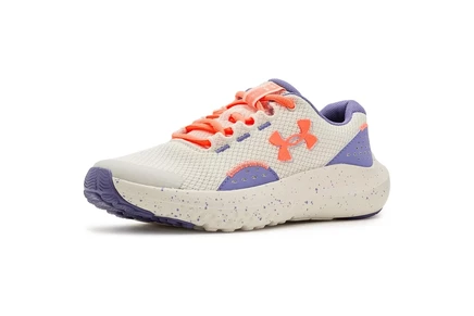 Детские кроссовки Under Armour Surge 4, бело‑фиолетовые