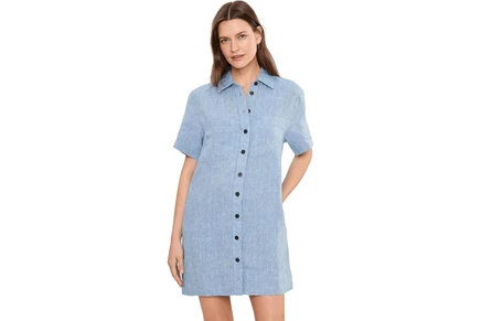 Платье Madewell Relaxed Mini Shirtdress in 100 Linen
