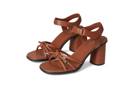 ECCO Sculpted Alba 65 Knot Strap Heel Sandal mink