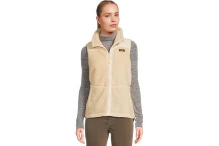 Женская жилетка L.L. Bean Beans Sherpa Fleece Vest, натуральная