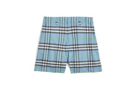 Шорты для мальчиков Burberry Kids Oscar, голубая клетка