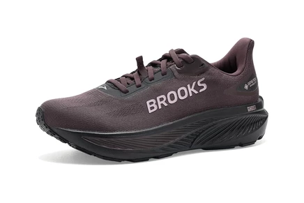 Женские кроссовки Brooks Ghost 18 GTX, бордово-черные