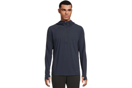 Мужская рубашка Helly Hansen Shine Solen 1/2 Zip Hoodie navy