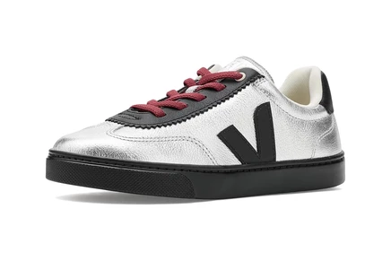 Детские кеды VEJA Kids Small Volley, серебристые