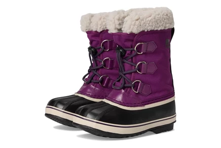 Детские сапоги SOREL Yoot Pac Nylon WP, сиренево-розовые