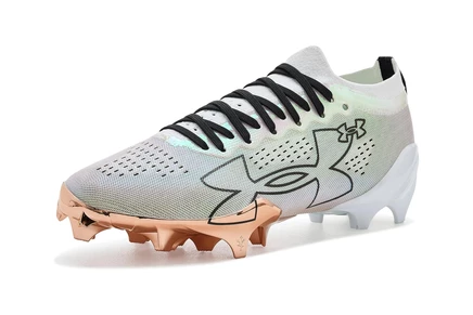 Under Armour Blur Pro Football Cleats white/metallic copper ore/black