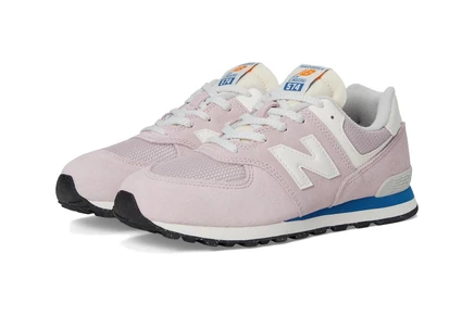 New Balance Kids 574v1 (Big Kid) twilight haze/sea stone