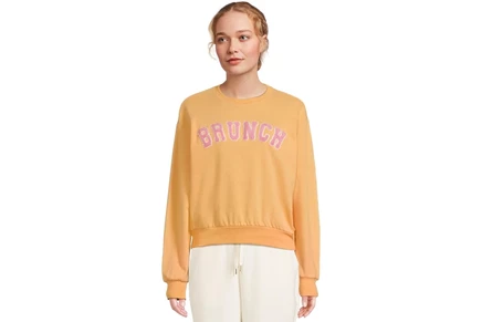 Женский свитшот P.J. Salvage Long Sleeve Mimosa Me