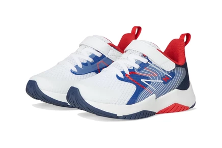 Детские кроссовки New Balance Rave Run v2, сине‑бело‑красные
