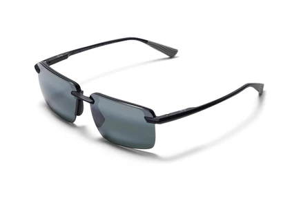 Унисекс очки Maui Jim Laulima, мат. черный/серый, поляриз.