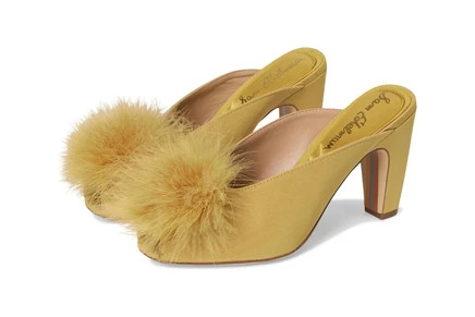 Женские мюли Sam Edelman Witney с помпоном, горчичные