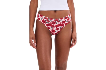 Женские трусы-стринги MeUndies Feel Free, розовые
