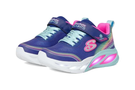 Детские кроссовки Skechers Kids Cosmic Glow Rainbow Beam, темно-синие/мульти