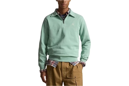 Толстовка Polo Ralph Lauren Loopback Fleece Quarter-Zip Sweatshirt