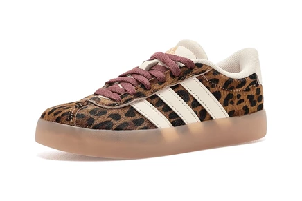 Детские кроссовки Adidas VL Court 3.0, песочно-бело-коричневые