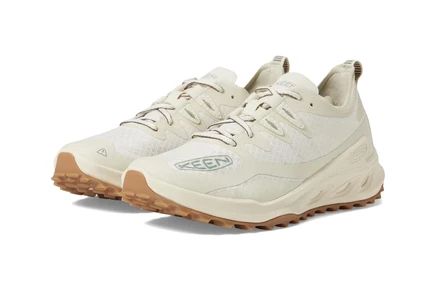 Женские треккинговые кроссовки Keen Zionic Speed, бежево-зеленые