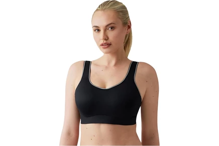 Женский спортивный бюстгальтер Wacoal Sydney Sport 855302 с косточками, черный