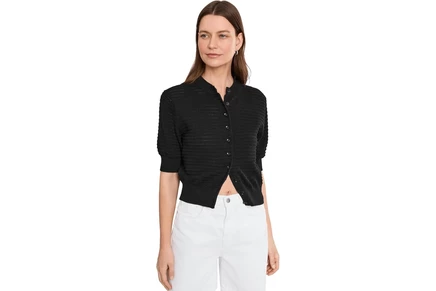 Женский кардиган Madewell Siya, хлопок, черный