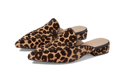 Cole Haan Piper Mule ocelot haircalf