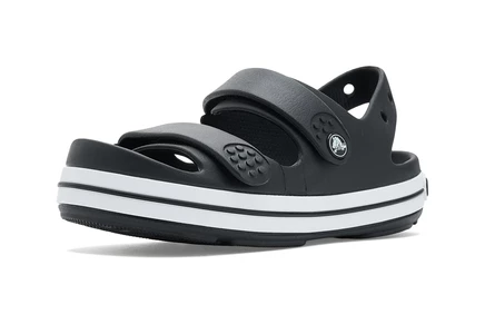 Детские сандалии Crocs Crocband Cruiser, черно-белые