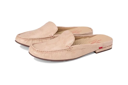 Женские мюли Marc Joseph New York Amsterdam, бежевые под змею
