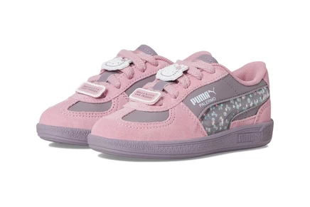 PUMA Kids Palermo Hello Kitty And Friends Shoes (Little Kid) plum jam/poised pink