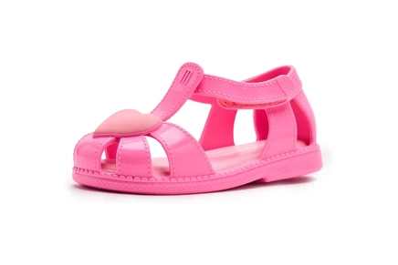 Балетки для малышей Mini Melissa Hip Heart, розовые