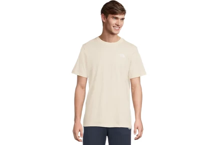 Мужская рубашка The North Face Evolution Sun Halos Box NSE Short Sleeve Tee Graphic white dune