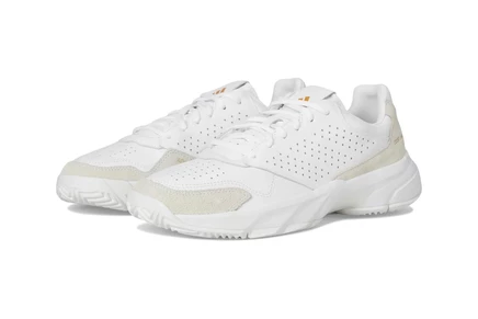 adidas Courtjam Control 3 Tennis Shoe white/white/white