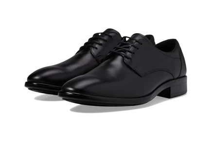 ECCO Citytray Plain Toe Tie black
