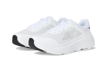 Женские кроссовки Skechers Max Cushioning Canova, бело-черные